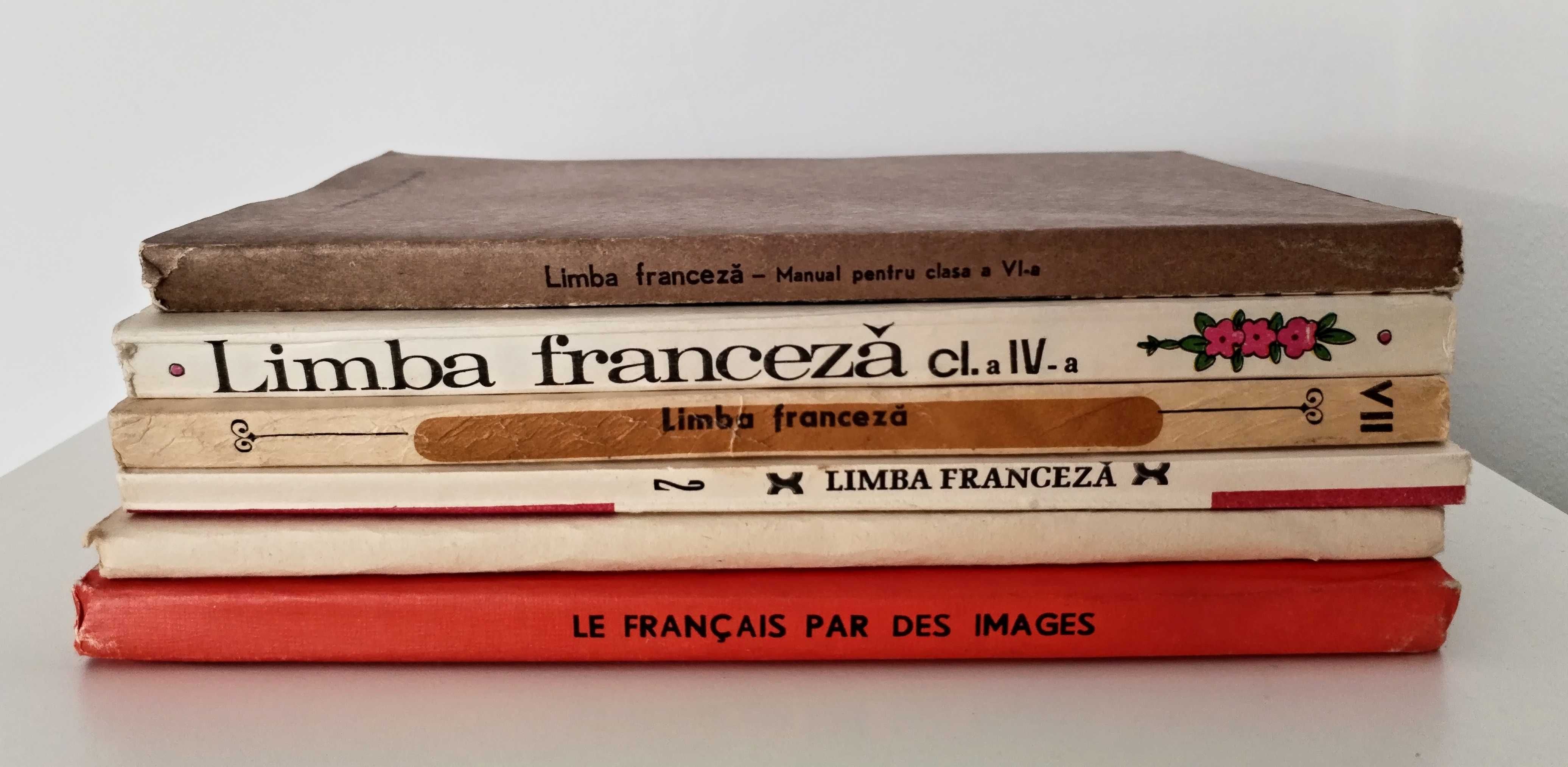 Lot manuale vechi limba franceza, stare foarte buna