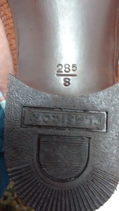 Pantofi anii'70 Noi/NOS Piele Masura 28,5/8/44 Vintage Retro Nepurtati