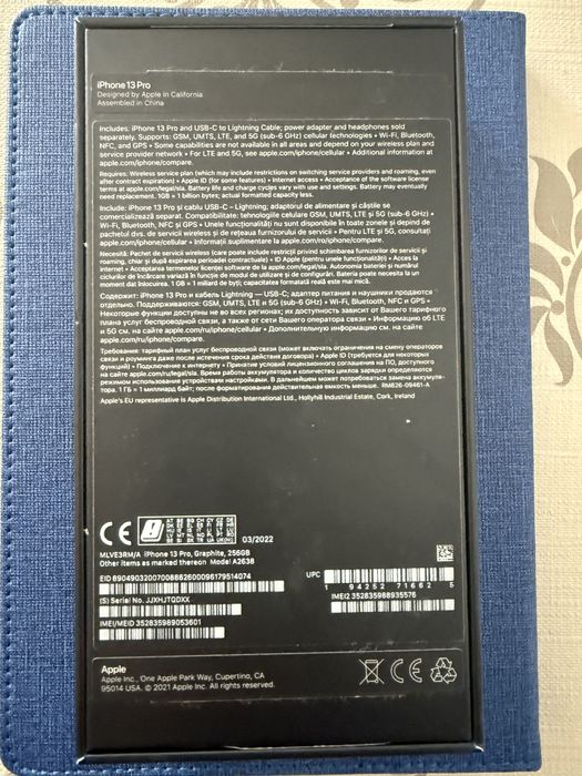 Iphone 13 pro fara defecte,nu schimb