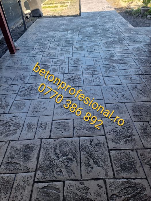 Beton amprentat.