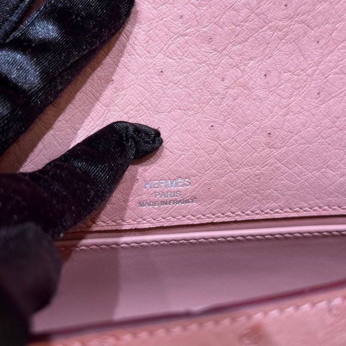 Geanta Hermes Kelly Pochette Ostrich 22