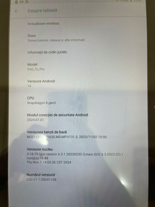 PC Pad 7s Pro 1Tb Amanet BKG