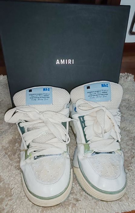 Amiri MA-2 Cream White Sneakers, mărime 46