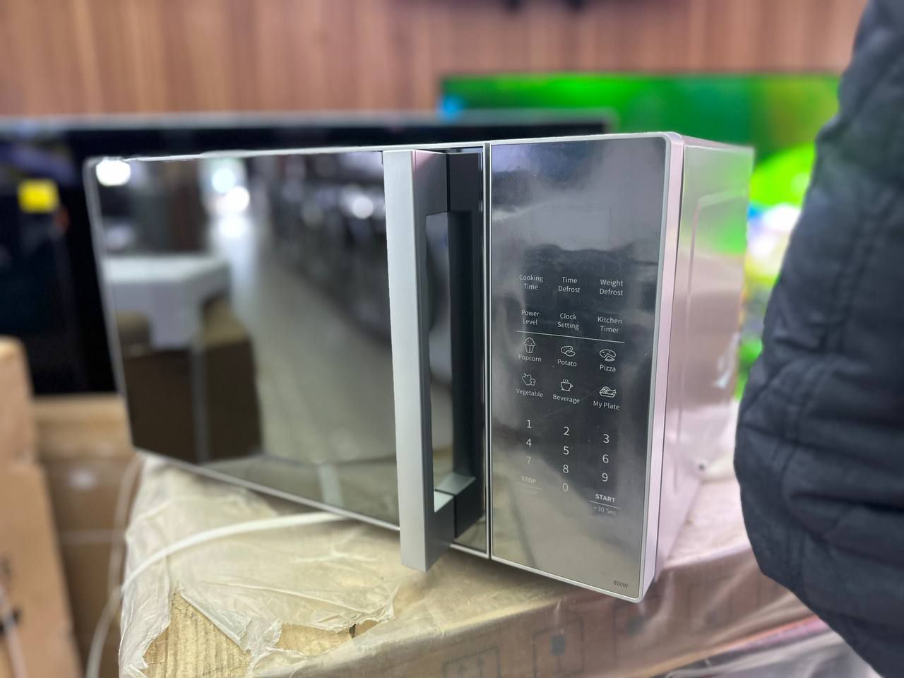 Микроволновая печь Hisense Solo Silver (23L) Model: H23MOMS5H