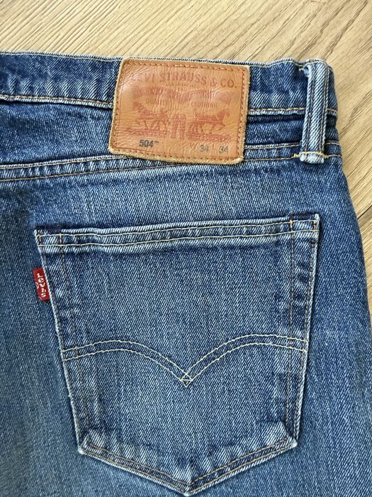 Blugi LEVIS 504 Albastru Barbati | Marime 34 x 34 (Talie 92 cm)