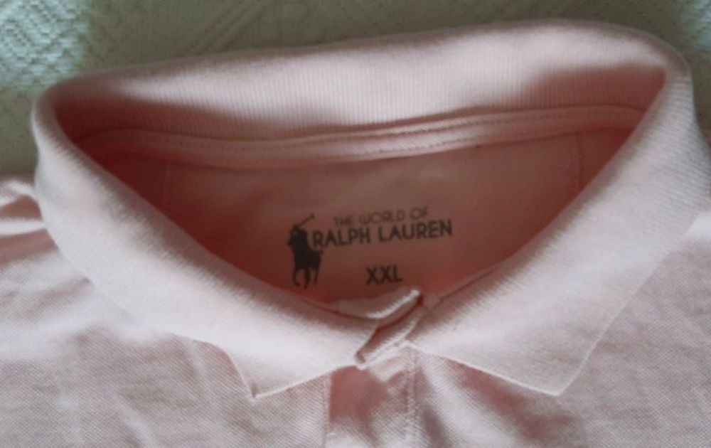 Tricou Ralph Lauren marimea XXL de culoare roz.
Dim.lg.65 cm ,lat 54 c
