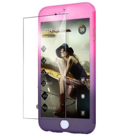 Husa FullBody Degrade pentru Apple iPhone 8/7 cu folie de sticla
