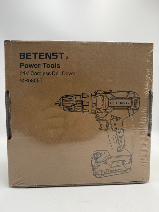 Bormasina Betenst Pachet Complet cu Biti Si Burghie Acumulator Nou T4