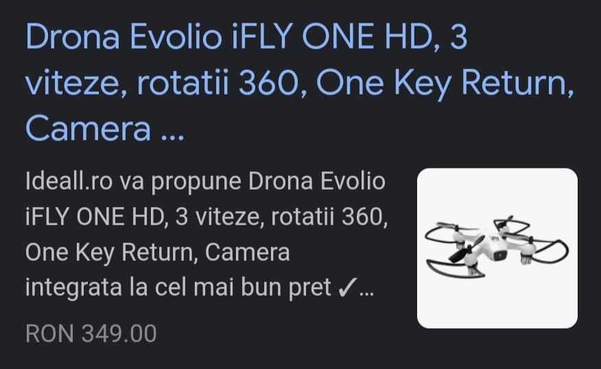 Drona Ifly one HD, noua