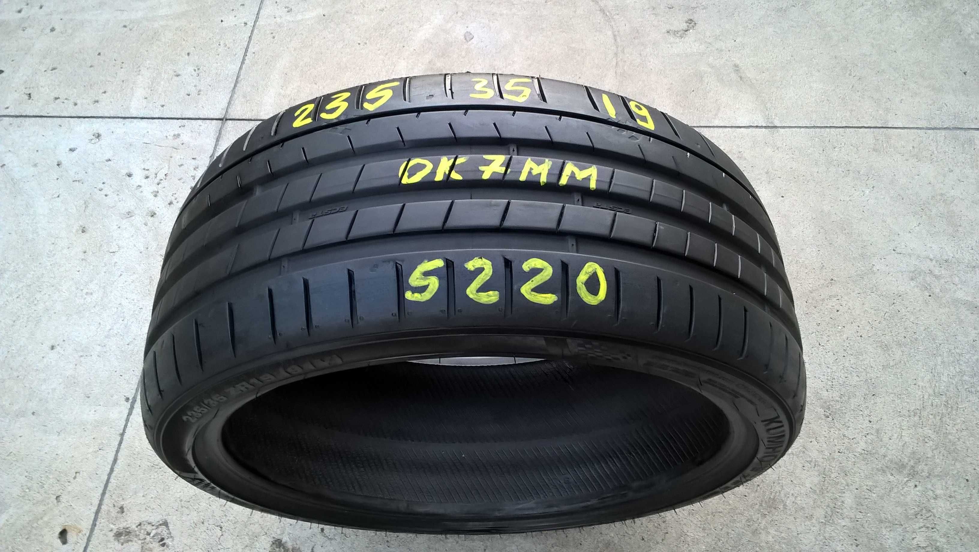 O anvelopa vara 235 35 19 kumho ecsta PS91 profil 7 mm 5220