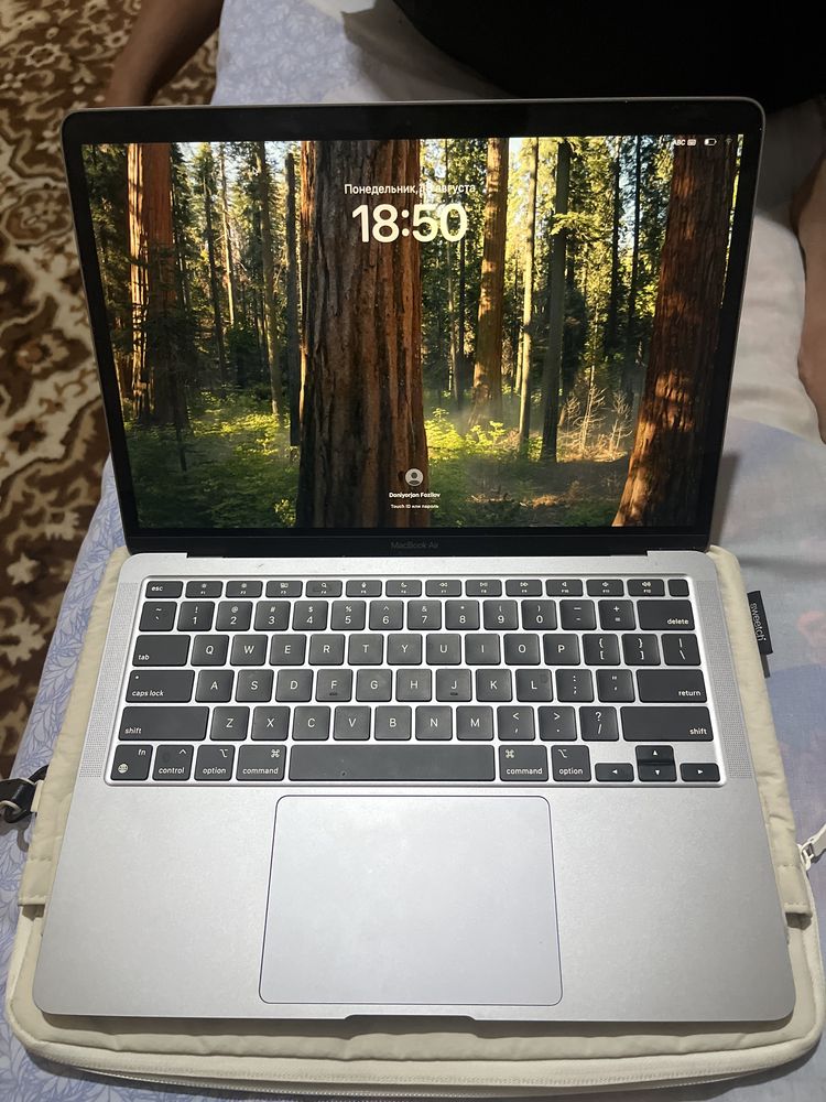 Iphone MacBook Air xotira 256 gb batareya 99%