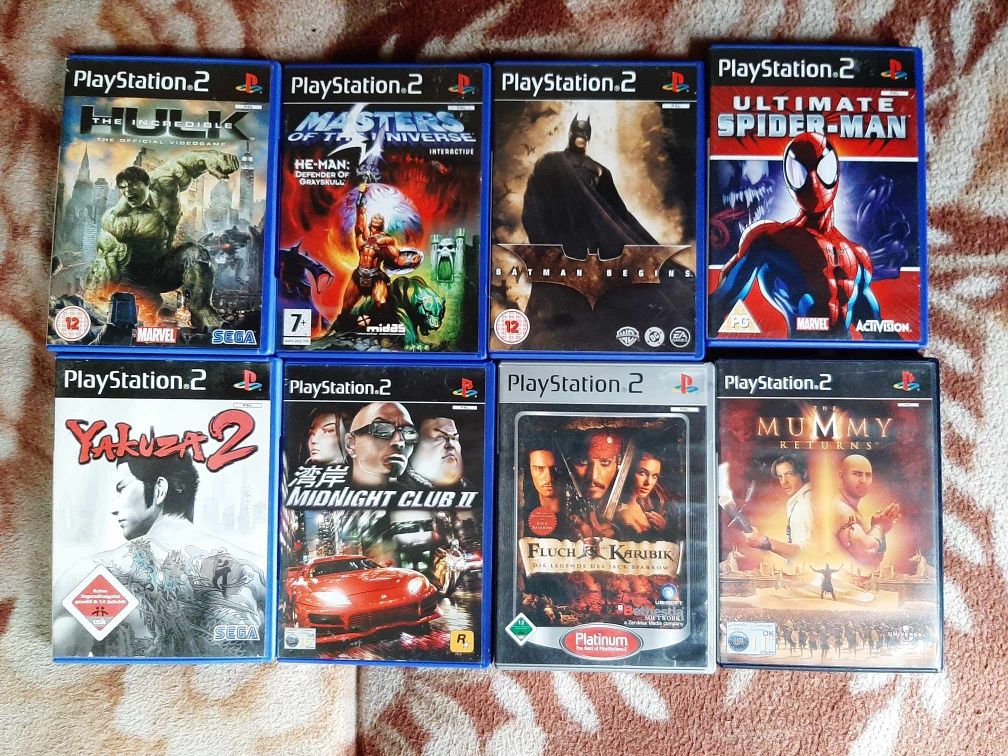 Vănd jocuri colecție în stare bună PlayStation 2 PS2