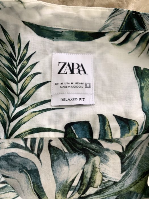 Zara men rubashka letnie