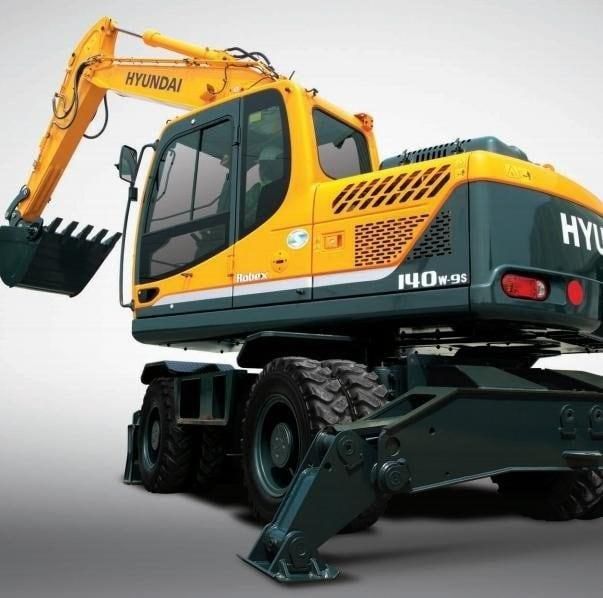 Колёсный экскаватор Hyundai R140W-9S