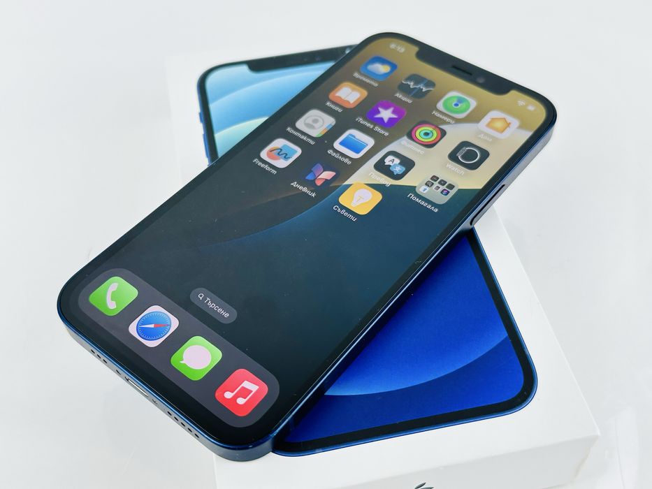 Apple iPhone 12 64 GB Blue 100% Батерия! Гаранция!