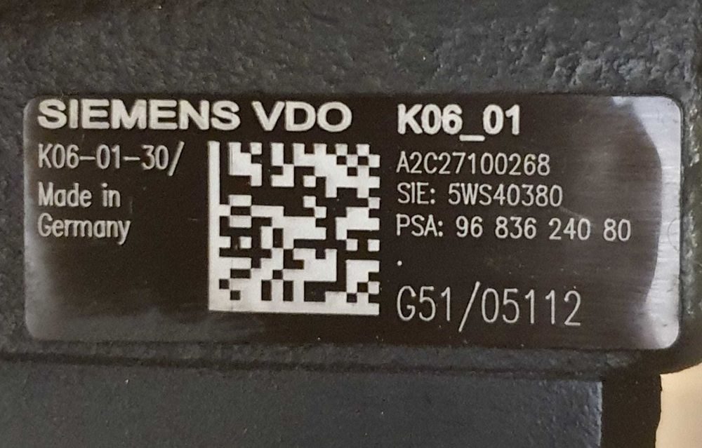Pompă diesel Siemens VDO K06-01 Ford Mondeo, defectă pentru piese