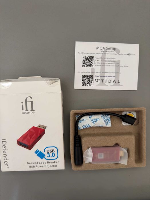 Filtru iFi Audio iDefender+ USB-C USB-A, CA NOU, TESTAT, PREȚ MIC