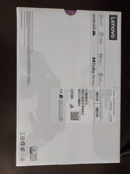 Таблет Lenovo Tab M10 (3rd Gen) 10.1", 4GB RAM, 64GB, 4G, Storm Gray