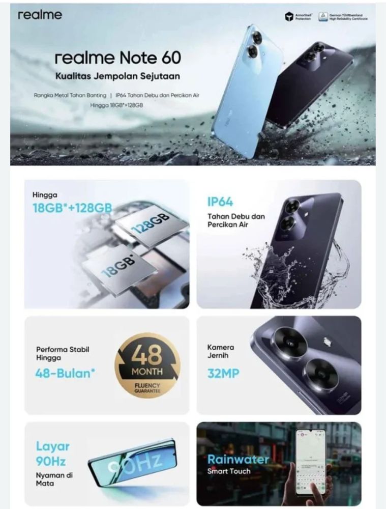 Realme Note 60 New