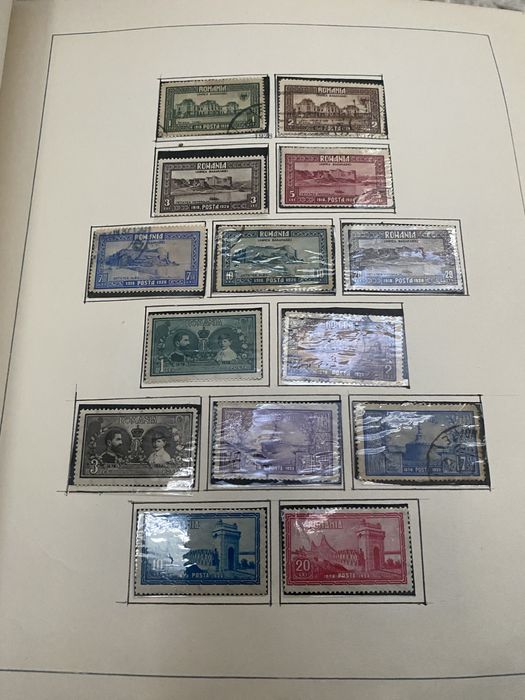 Album Marcilor postale Romamesti timber 1864-1960
