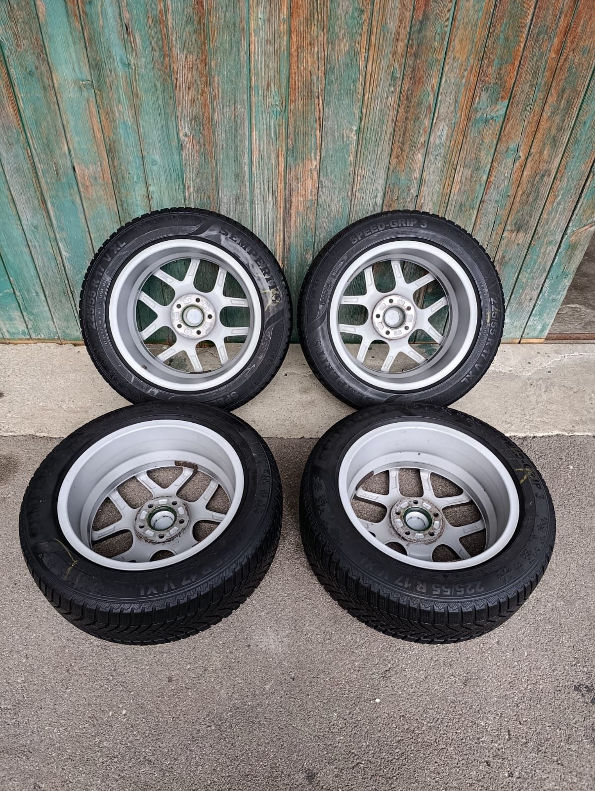 Лети джанти Borbet KBA 50521 с зимни гуми 225/55 R 17