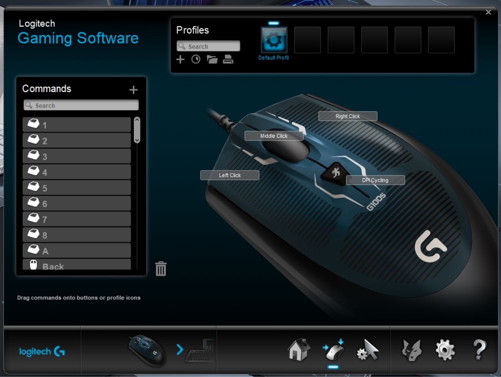 Mouse gaming Logitech G100s