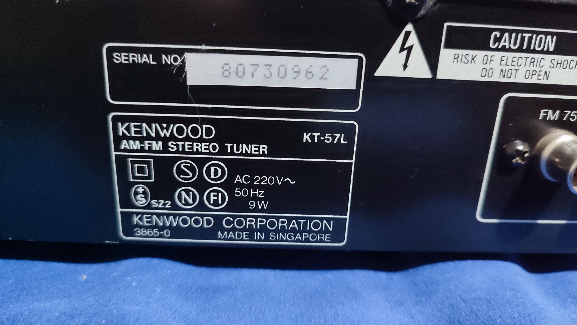 KENWOOD  KT-57L tuner Stereo