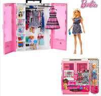 Кукла Барби Barbie Гардероб с аксесоари и кукла детски играчки