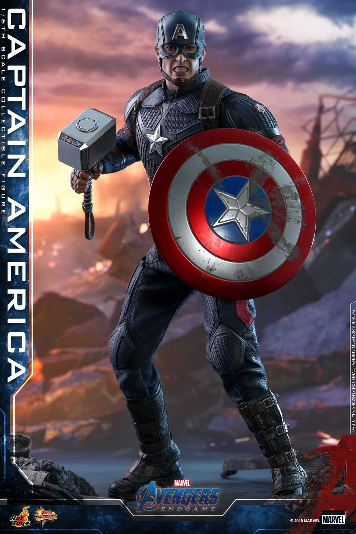 Колекционерска фигурка Hot Toys Avengers: Endgame Captain America