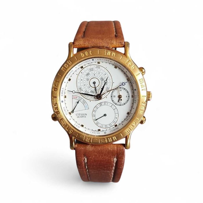 Citizen Avalon Perpetual Calendar мъжки часовник 39мм позлатен