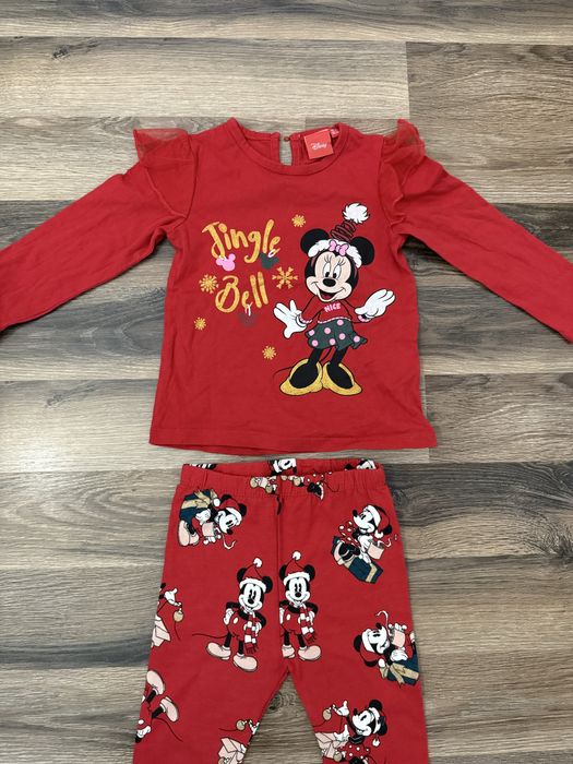 Set bluzite si pantaloni Craciun fetita marime 92