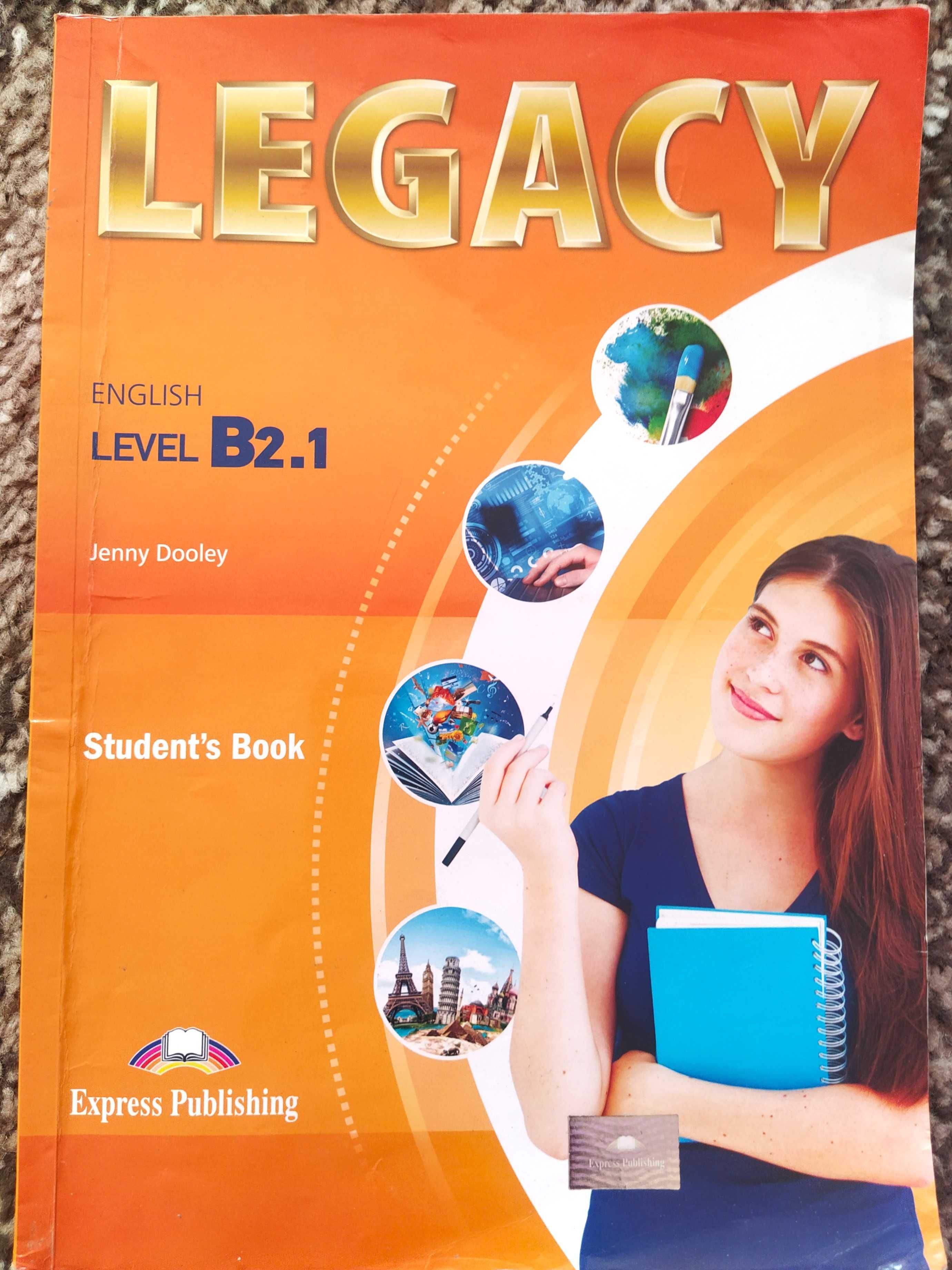 Учебник и тетрадка по английски Lagacy B2.1, тетрадка Navigate B2.1
