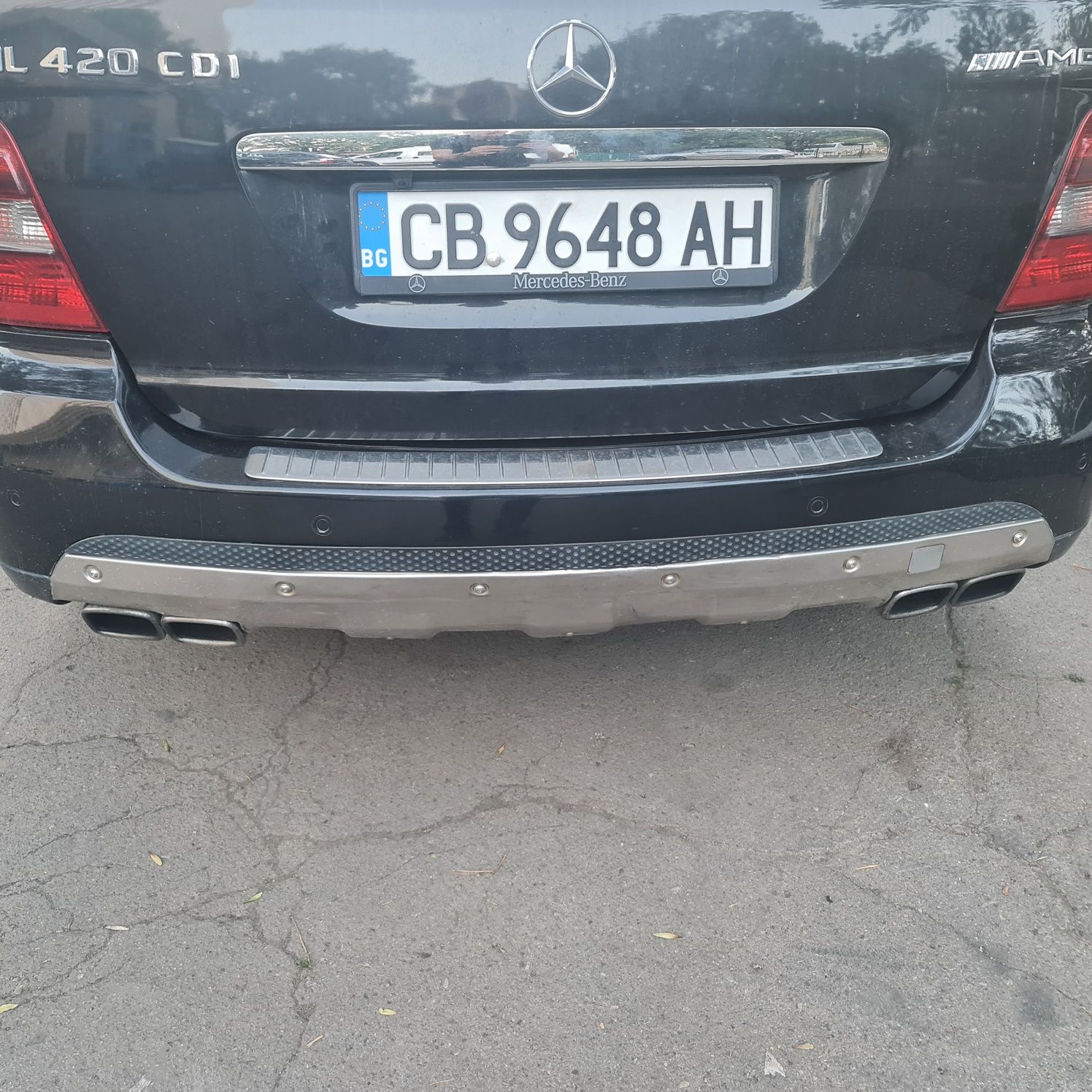 Предна и задна броня за Mерцедес/Mercedes  ML w164