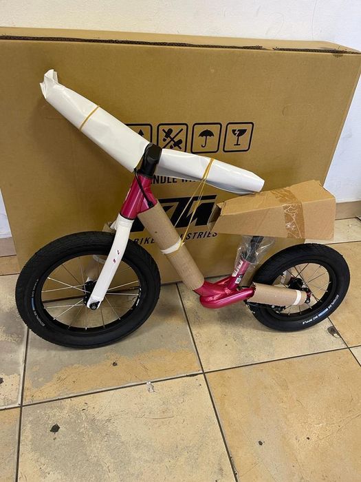 Bicicleta fara pedale KTM 14/12" Wild Buddy 12 rosu/alb -A-