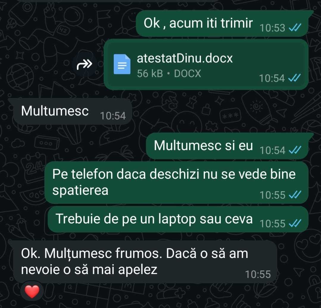 Atestat pentru liceu - orice tema - predare aceeasi zi