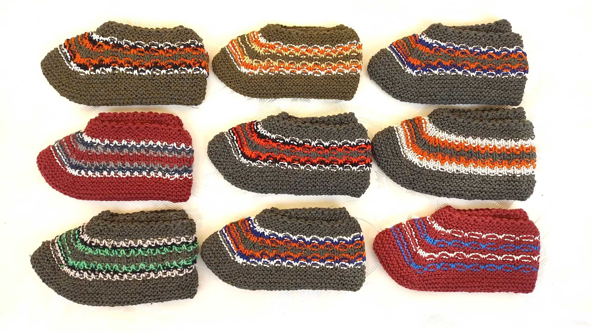 Топли домашно плетени терлици детски и други размери