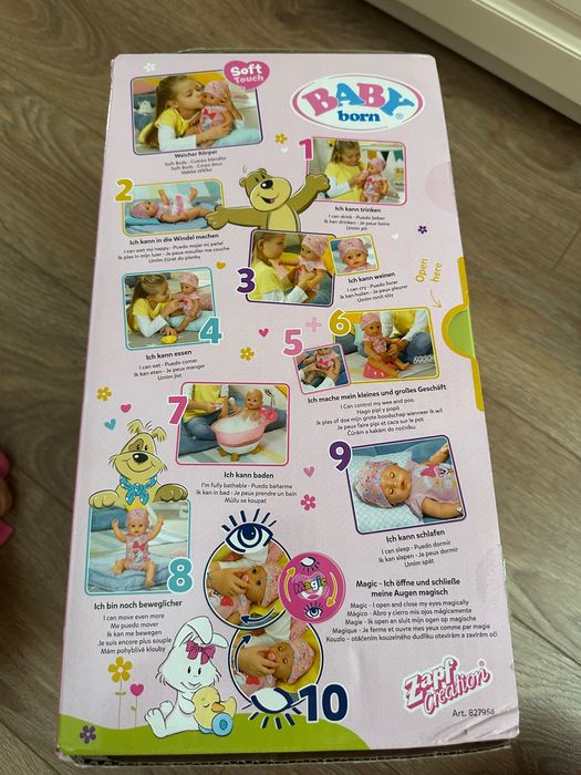 Baby born papusa bebelus