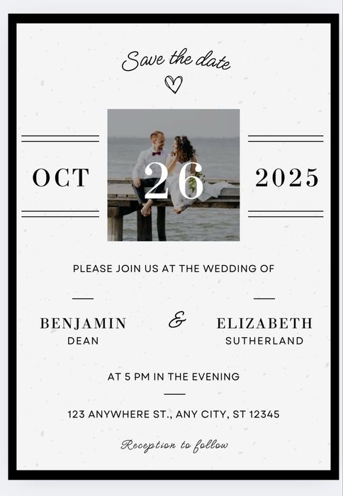 Invitatie nuntă digitală