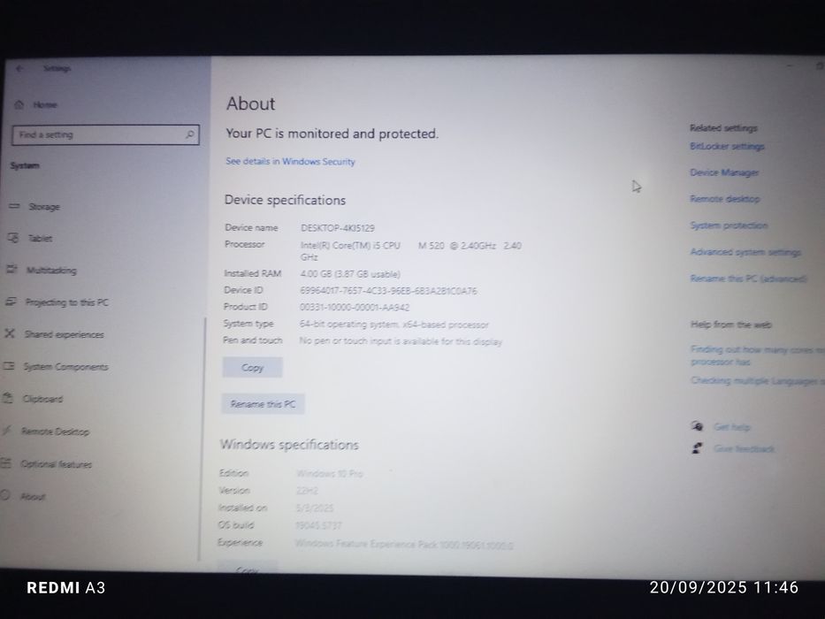 Vand laptop Emachines specificațiile sunt în poza. Citiți descrierea!