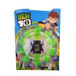 Ceas de Jucarie model Ben 10 Omnitrix, cu proiectii si 10 figurine, mu