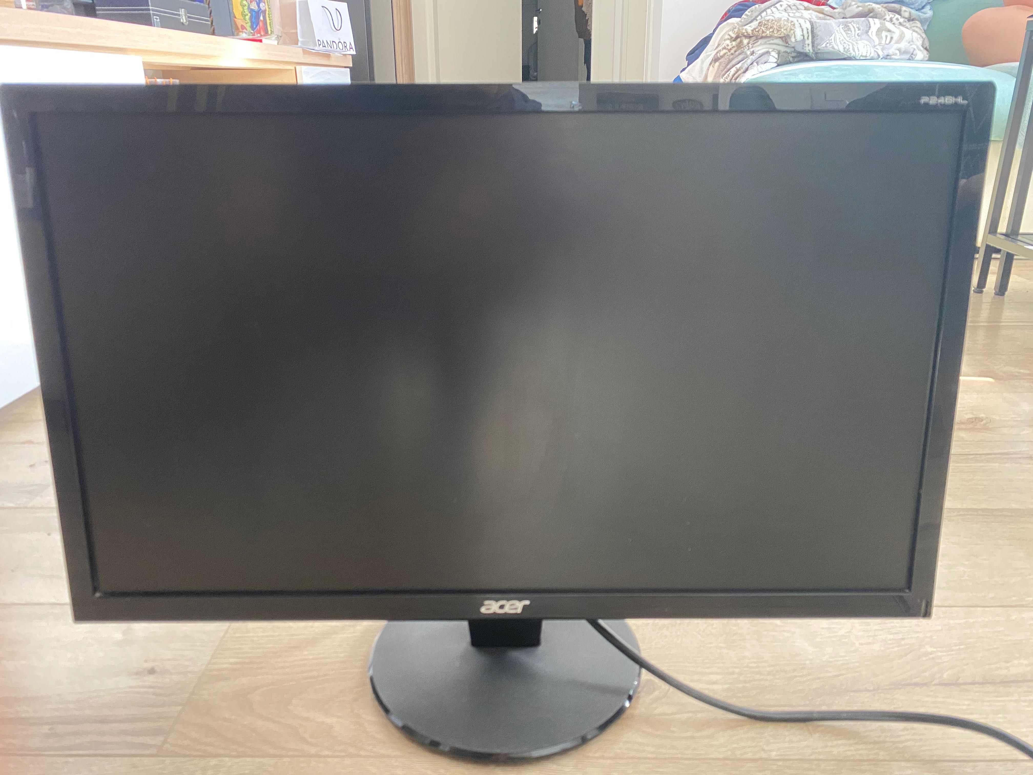 Monitor Acer P246HL 24in LED 1080p Full HD 16:9 DVI VGA