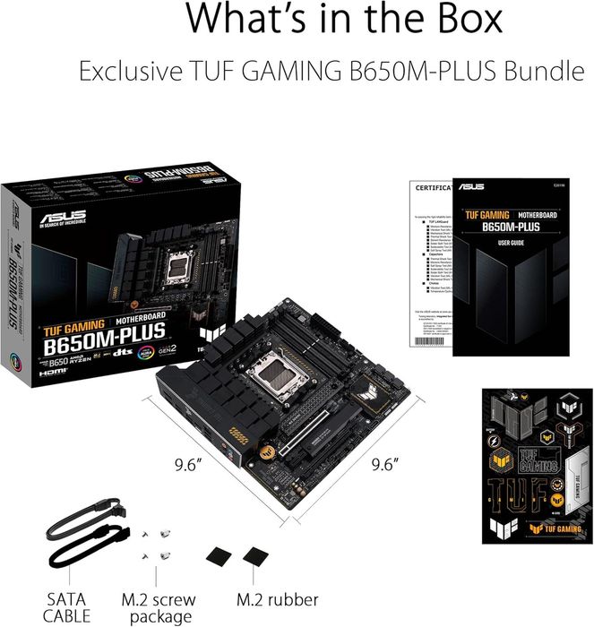 Placa de baza ASUS TUF GAMING B650-PLUS, Socket AM5,sigilat