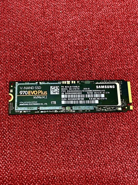 Samsung EVO 970 PLUS  1TB SSD NVMExp