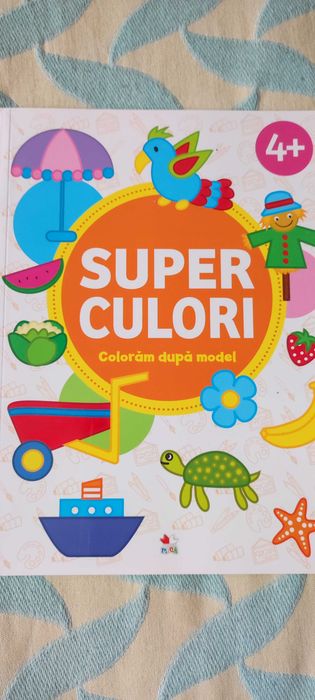 Carte colorat +4 ani si carte du ferestre "La ferma"