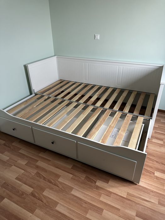 Divan ikea pat extensibil + saltele 2m/1.60