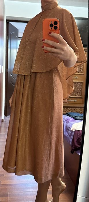 Rochie ocazie, lucrata pe comanda, marime 40