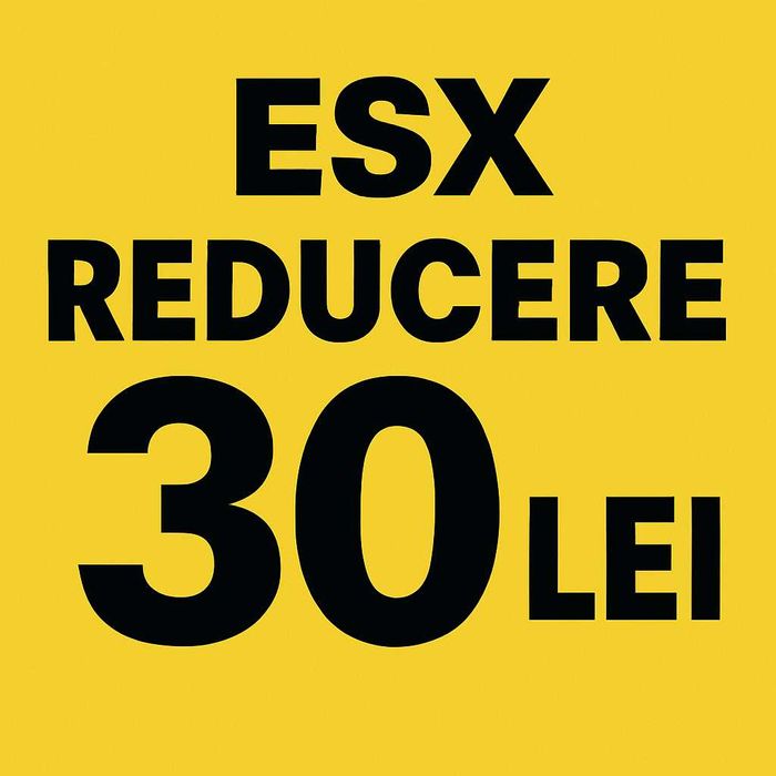 Reducere 30 lei - abonament ESX Sala Fitness Culturism Gantere Bara Kg
