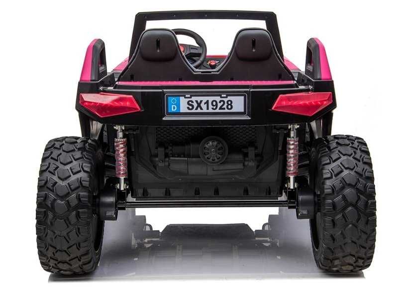 UTV electric cu 4 locuri, Kinderauto XXL Buggy 400W 24V 14Ah Pink