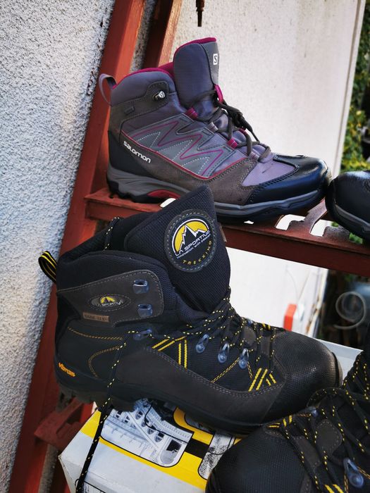 Vand bocanci La Sportiva si Salomon Goretex stare foarte buna