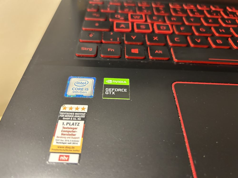 Laptop Gaming Acer Nitro GTX 1650 , i5-9300H 2.40GHz